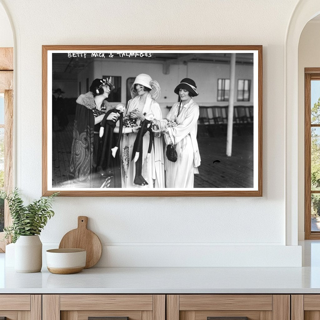 1920s Glamour: Betty Mack with Talmadge Sisters