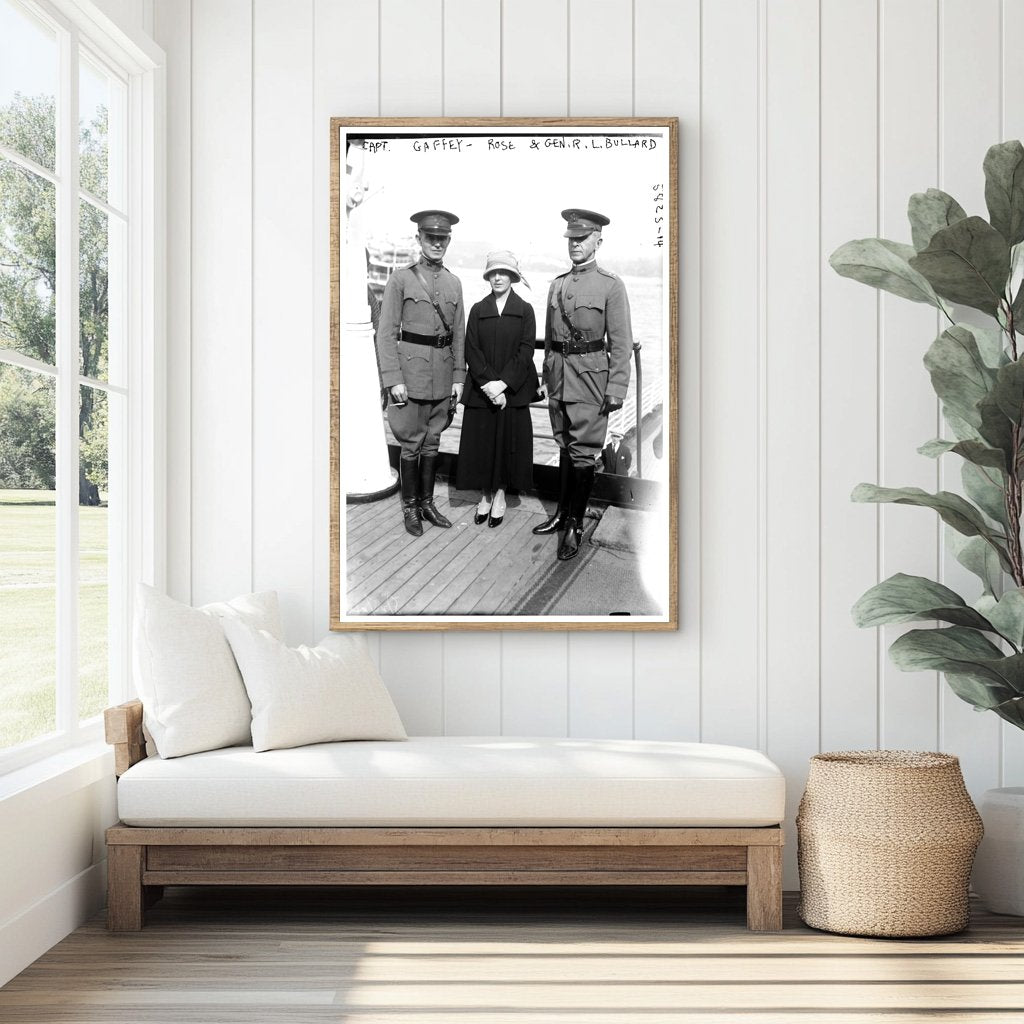 1922 Military Portrait: Capt. Gaffey & Gen. Bullard