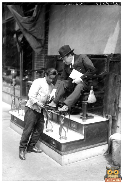 1920s Vintage Portrait of Italian-American Influence