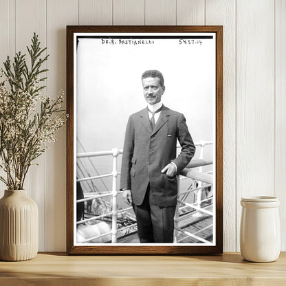 1920s Medical Pioneer: Dr. Bastianelli Portrait