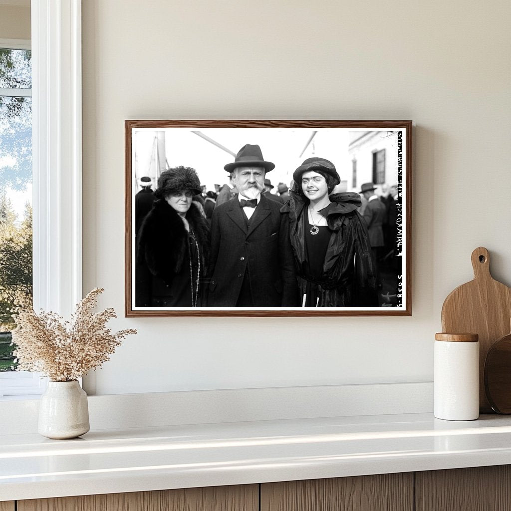 1920s Family Portrait of Music Icon and Loved Ones