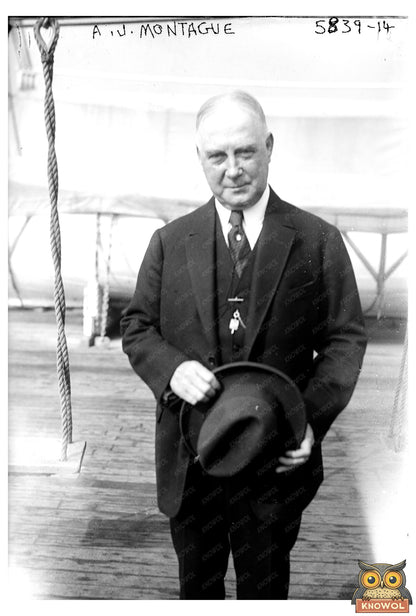1920s Portrait of A.F. Montague in Historic Context