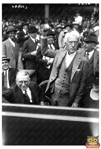 1922 Historical Portrait of Baseballs First Commissioner