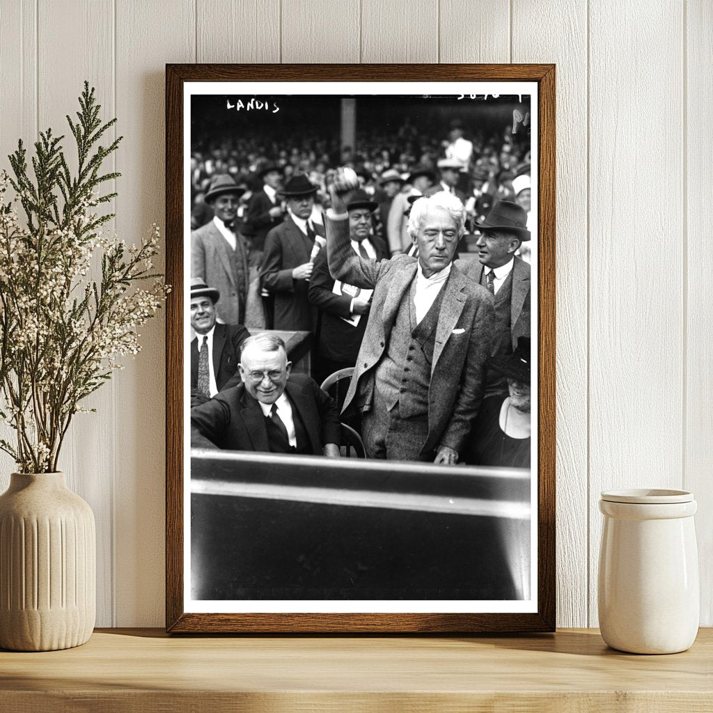 1922 Historical Portrait of Baseballs First Commissioner