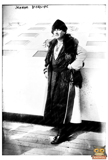 1922 Portrait of an Artistic Icon: Jeanne DOrliac