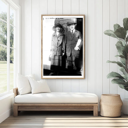 1922 Vintage Portrait of a Distinguished Couple