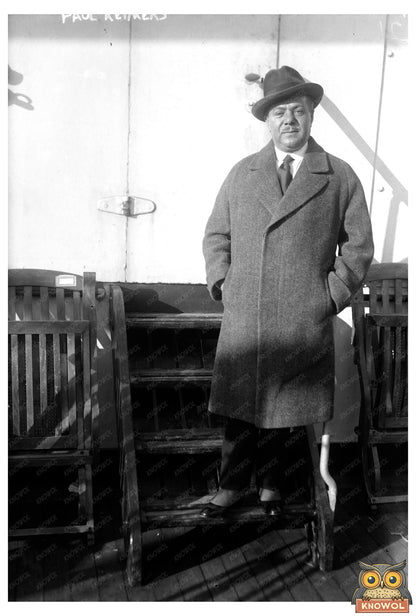 1920s Portrait of Iconic Early 20th Century Figure