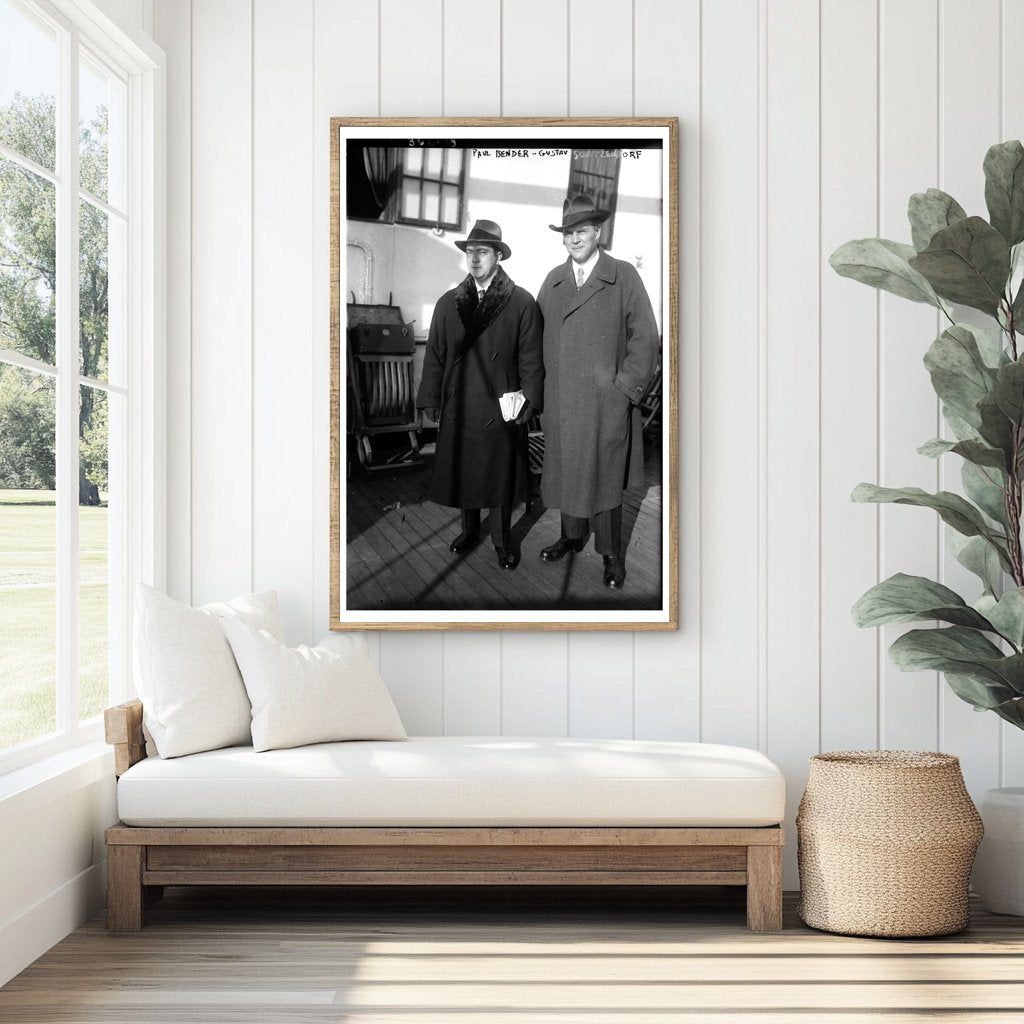 1922 Historical Portrait of Bender & Schutzendorf