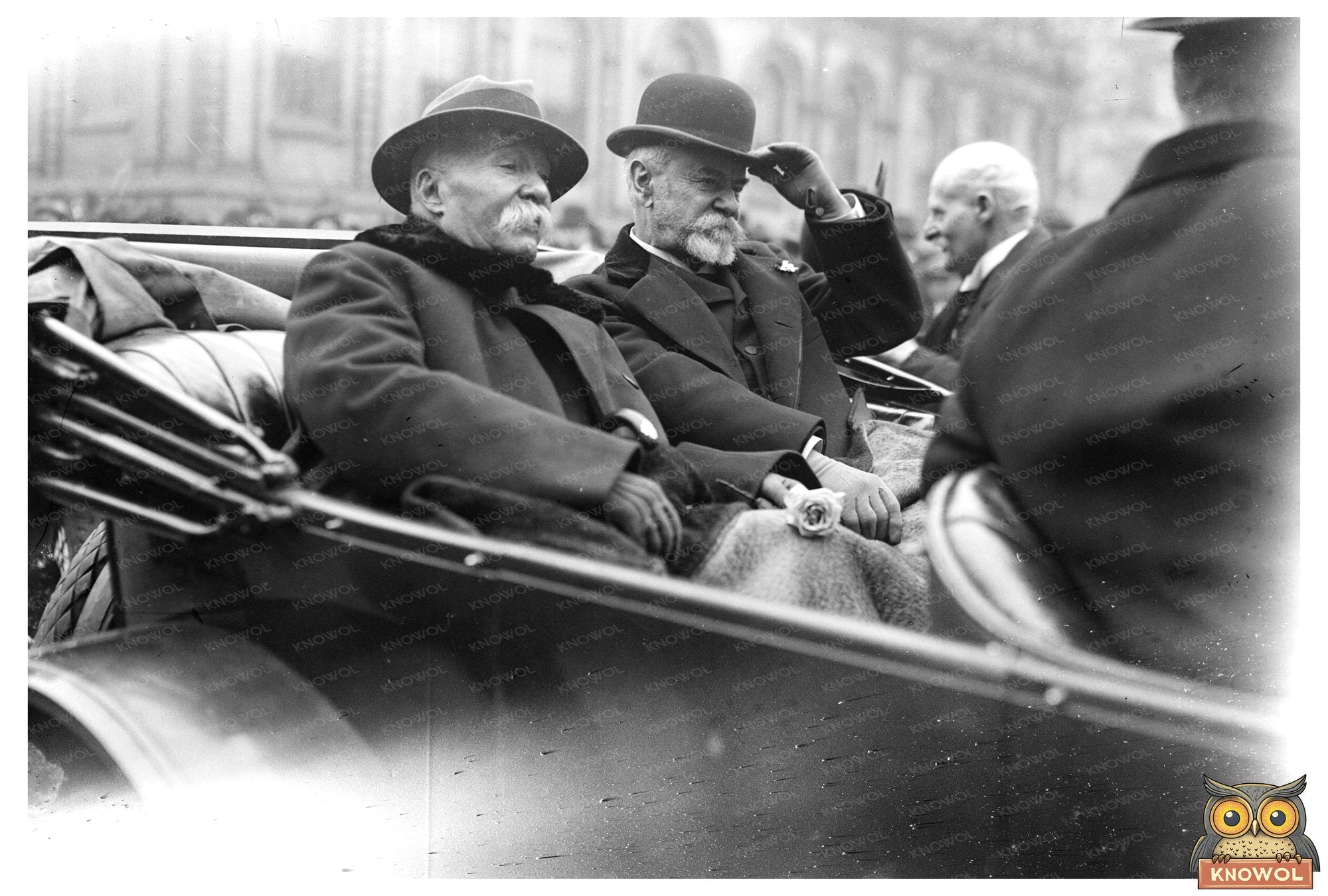 Historic Diplomatic Meeting: Clemenceau & Jusserand