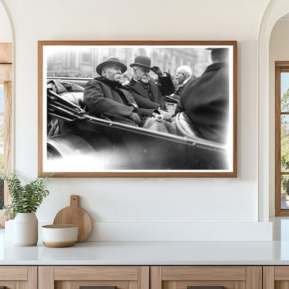 Historic Diplomatic Meeting: Clemenceau & Jusserand