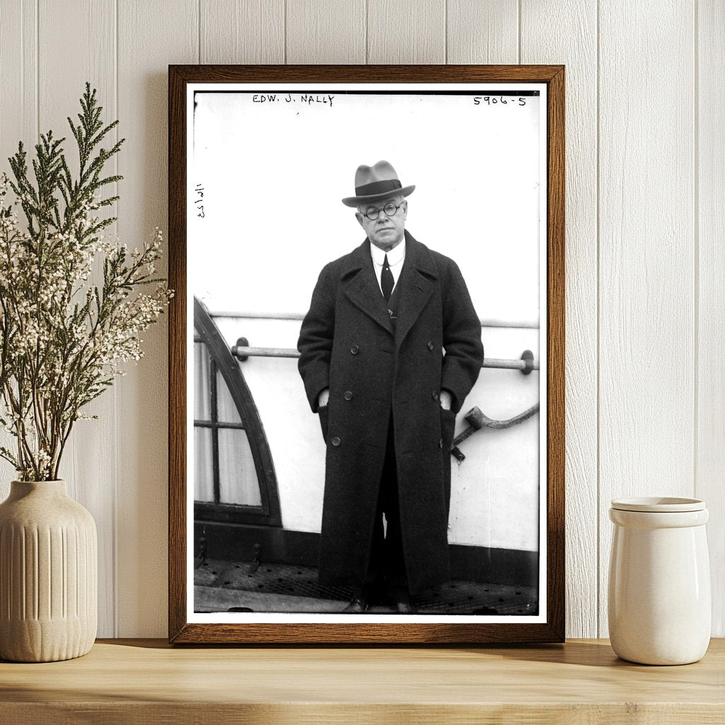 Historic Portrait of a 1920s Political Leader