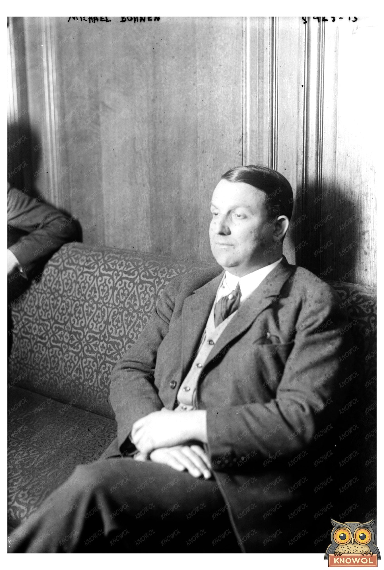 1920s Theatrical Icon in Vintage Glass Negative