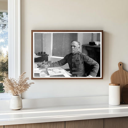 1920s Military Portrait of Lt. Col. Hartman in Uniform