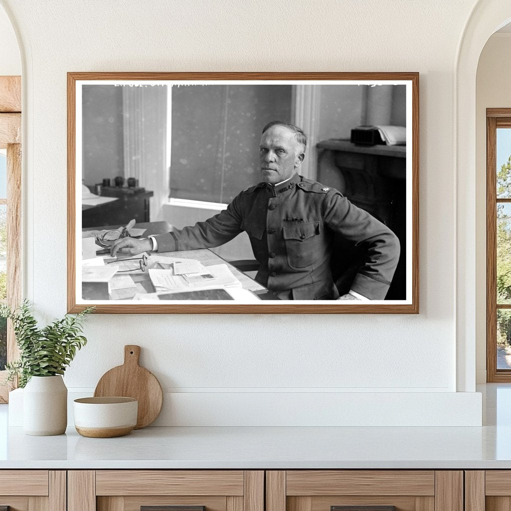 1920s Military Portrait of Lt. Col. Hartman in Uniform