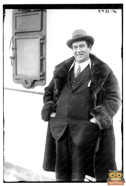 1920s Glass Negative of Prominent Historical Figure