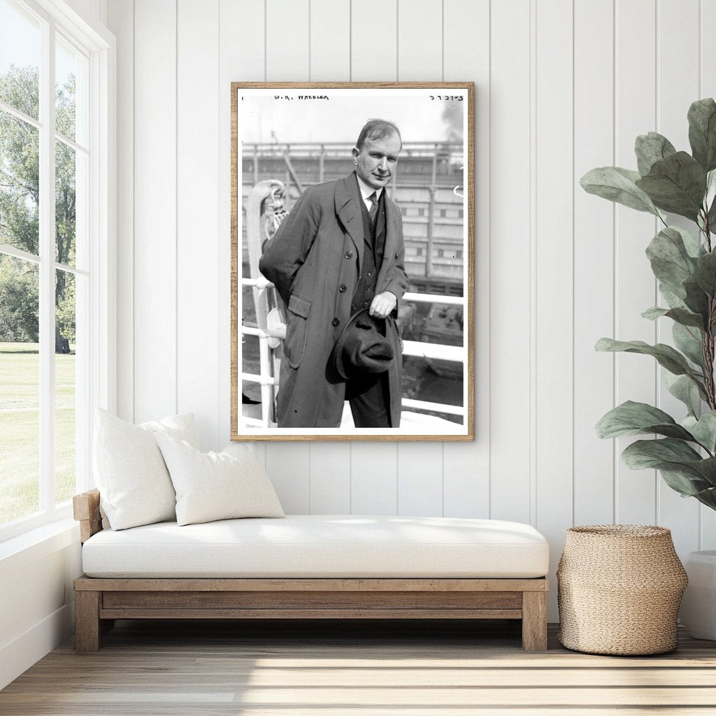 1920s American Portrait of a Visionary Leader