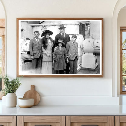 1920s Family Portrait of Iconic Mystery Writer