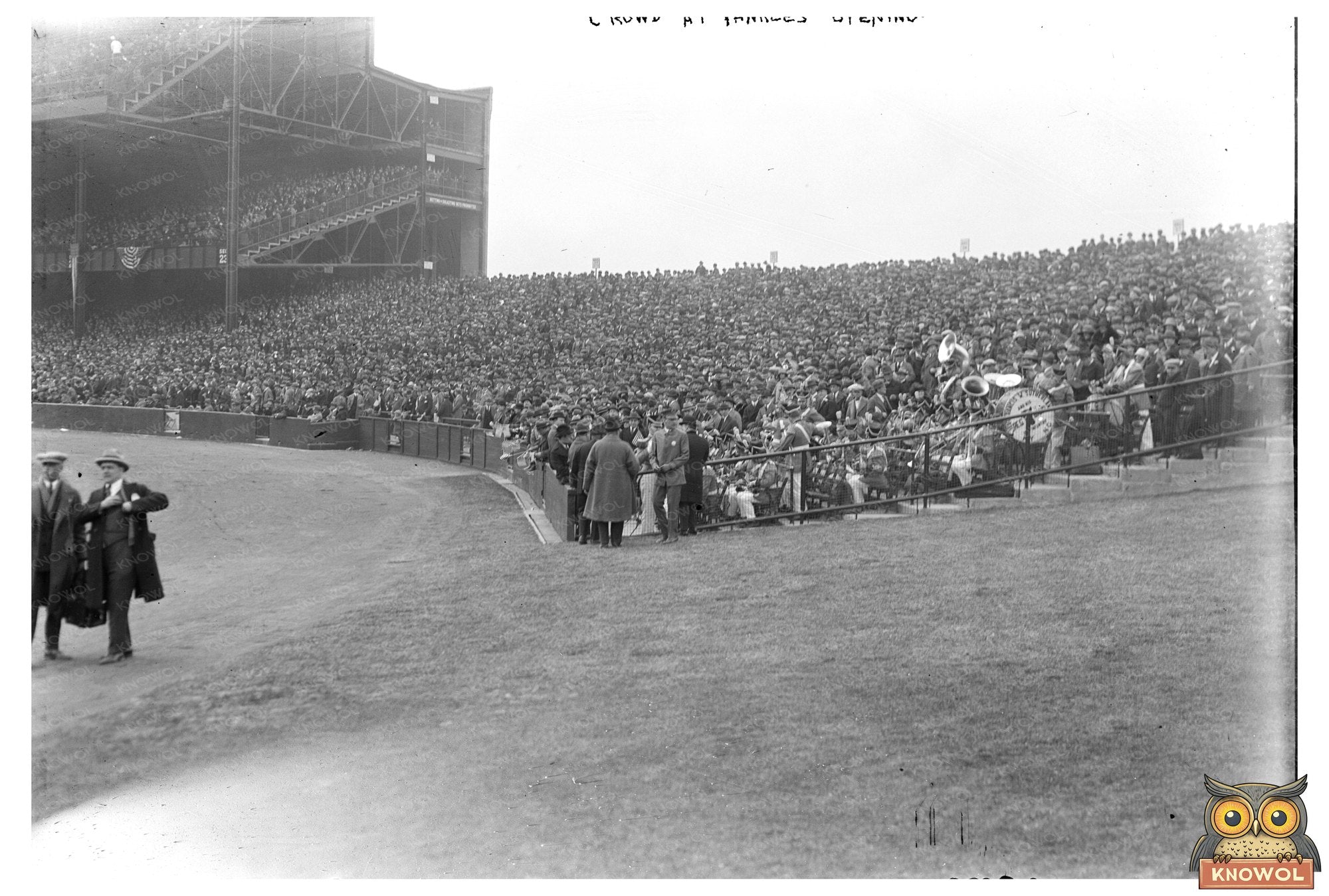 Historic Scene: Yankees Inaugural Game Crowd, 1923
