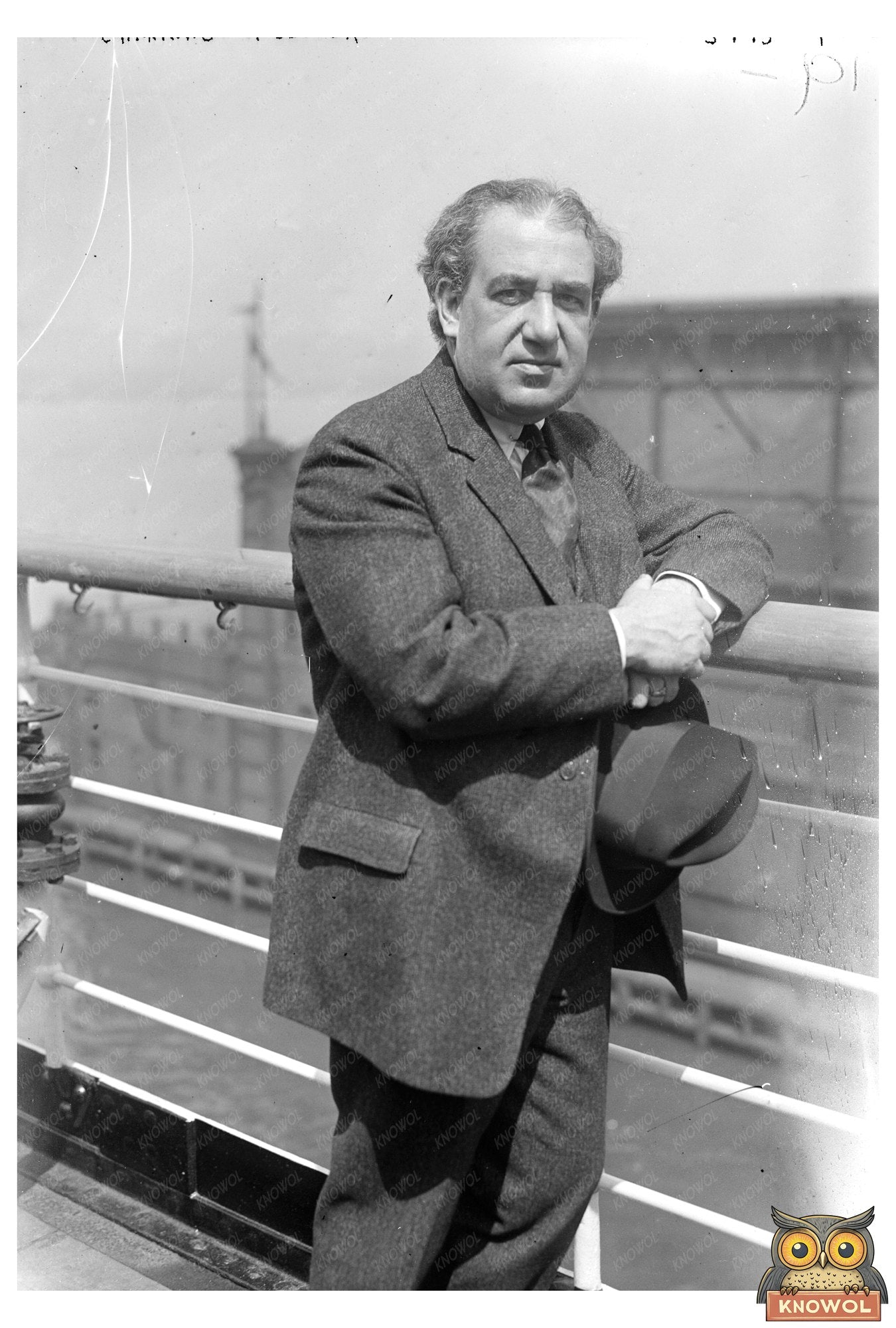 1920s Portrait of Influential American Playwright