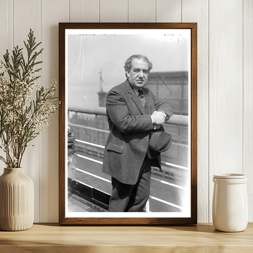 1920s Portrait of Influential American Playwright