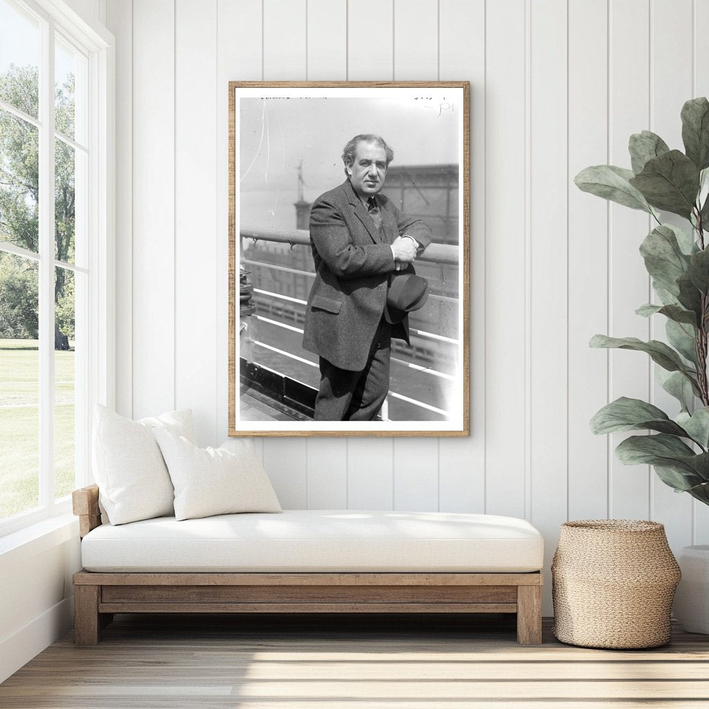 1920s Portrait of Influential American Playwright