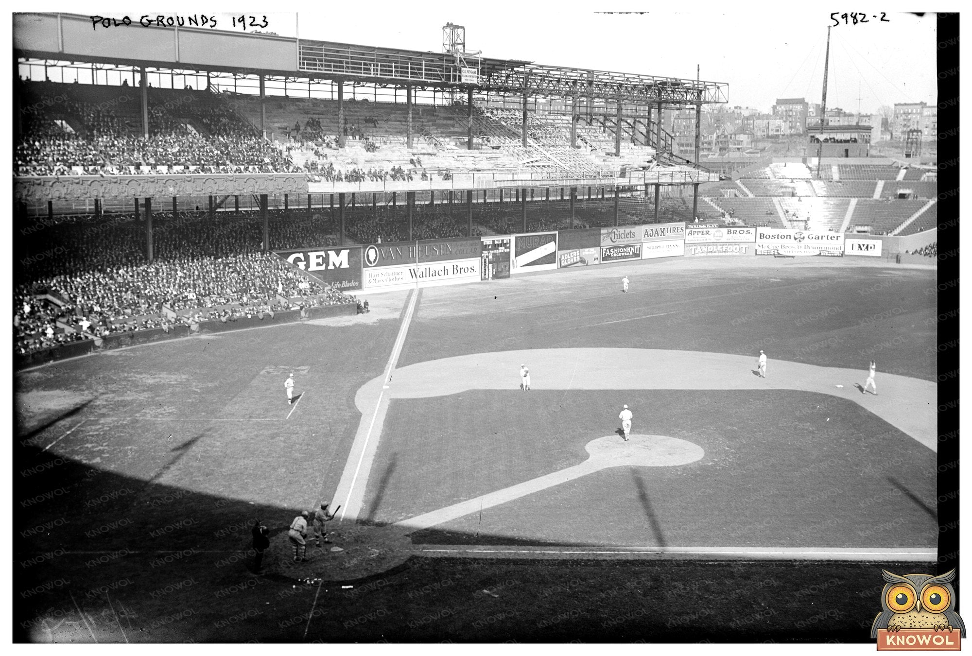 1923 Polo Grounds: Iconic Baseball History Captured