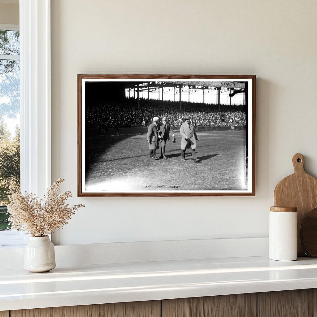 1923 Baseball Legends: Landis, Mathewson & Tierney