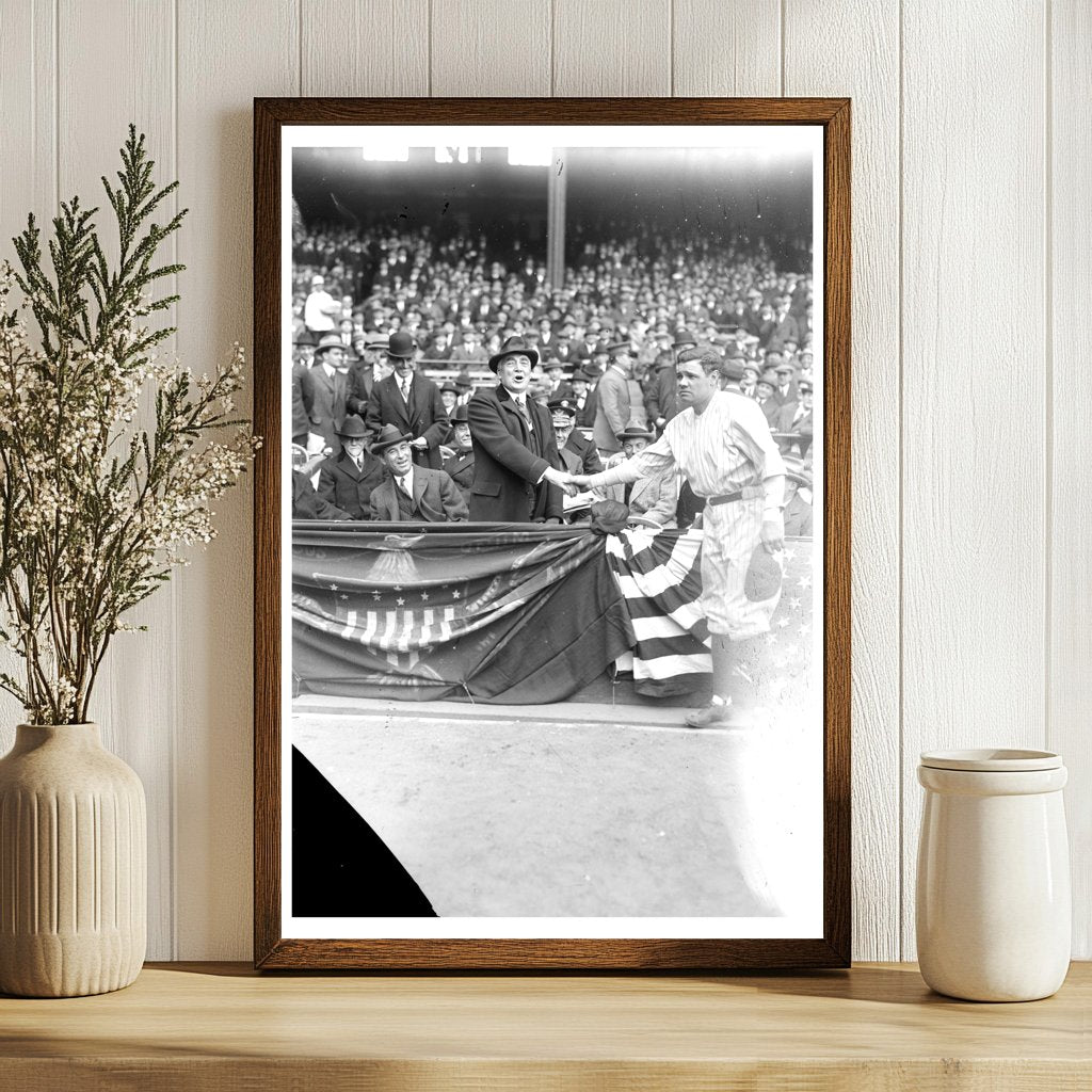 Babe Ruth and President Harding Unite at Yankee Stadium – KNOWOL