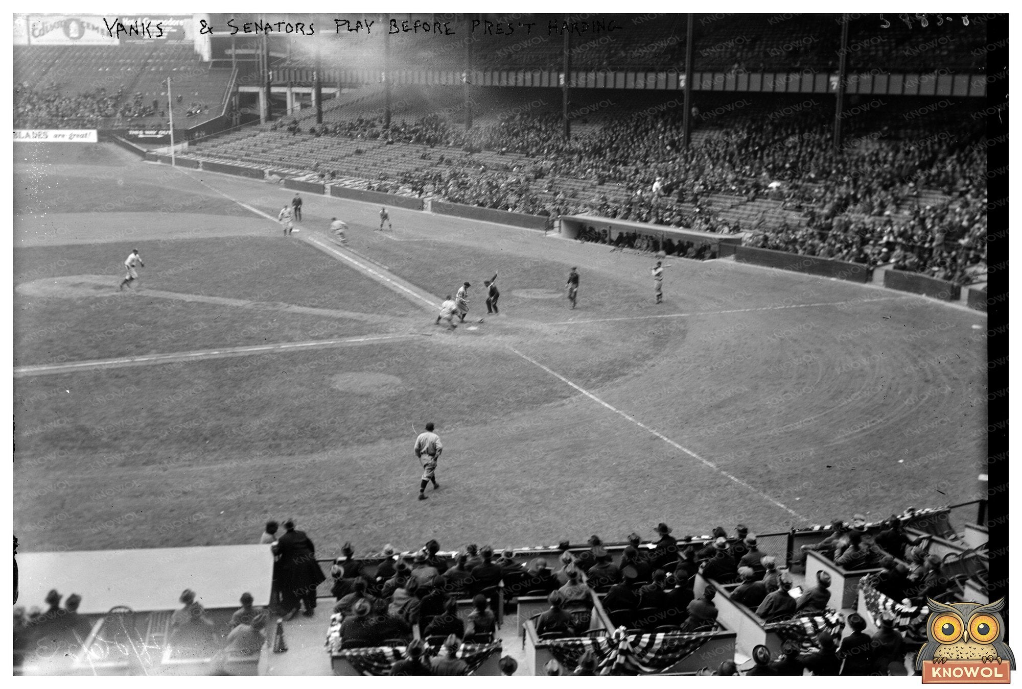 Historic 1923 Baseball Clash: Yankees vs. Senators