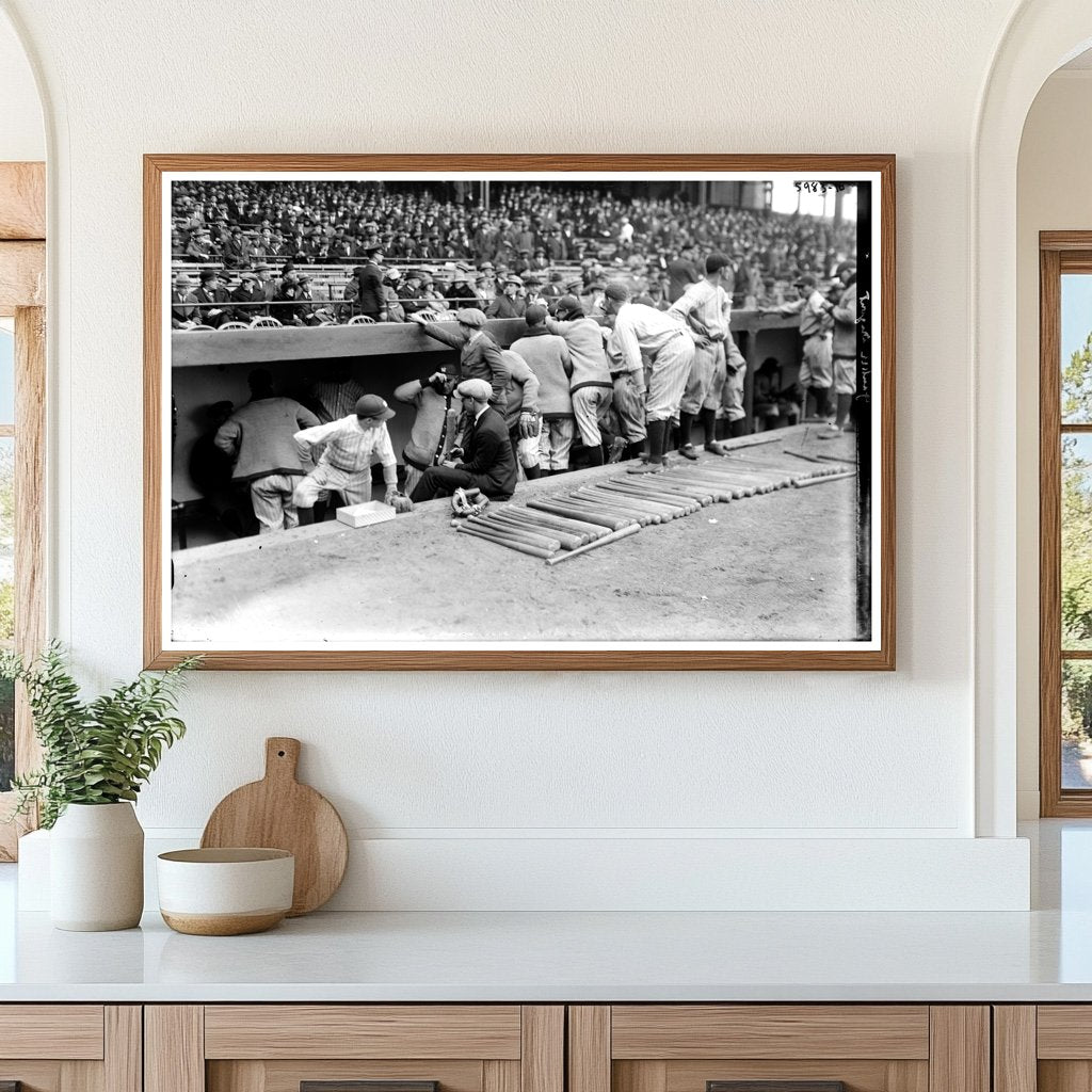 1924 Yankee Dugout: A Glimpse of Baseball History