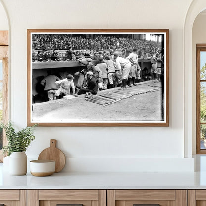 1924 Yankee Dugout: A Glimpse of Baseball History