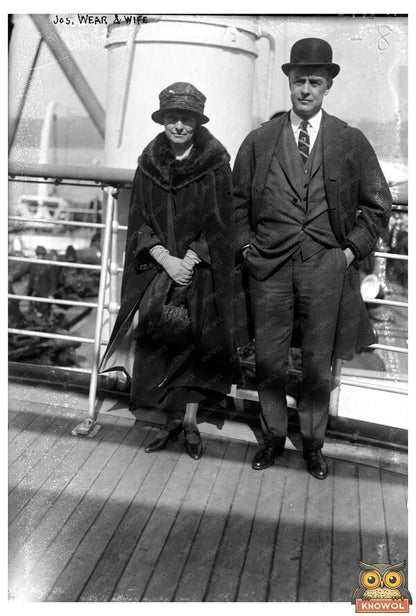 1920s Vintage Portrait of a Charming Couple