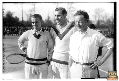 Vintage 1920s Tennis Stars: Richards, Tilden & Johnston