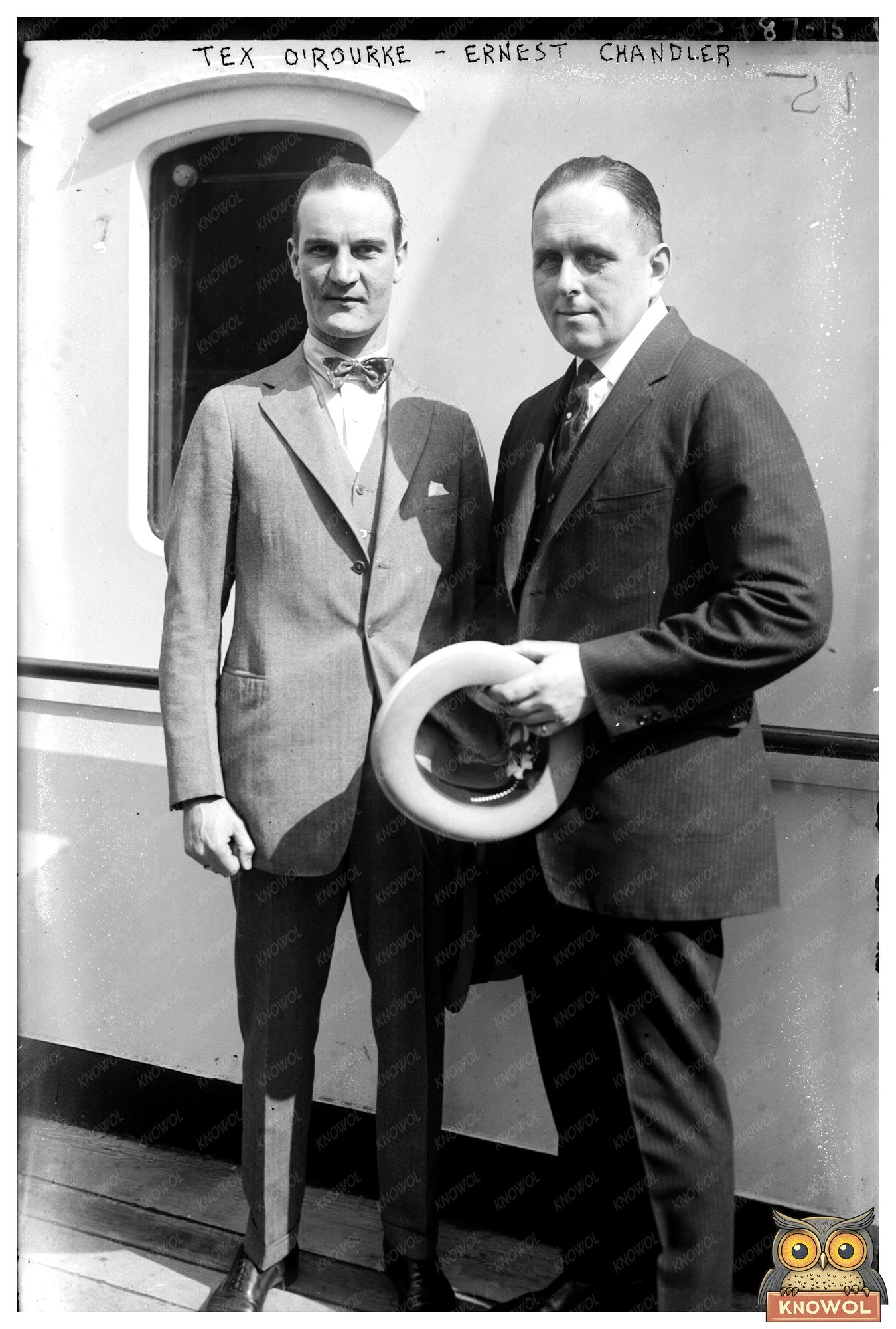 1920s Duo: Tex ORourke & Ernest Chandler Portrait