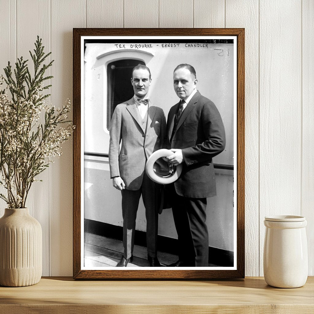 1920s Duo: Tex ORourke & Ernest Chandler Portrait