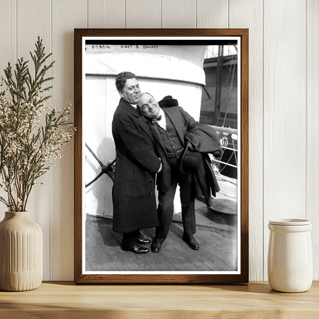 1920s Theatrical Icons: Gest & Balieff Portrait