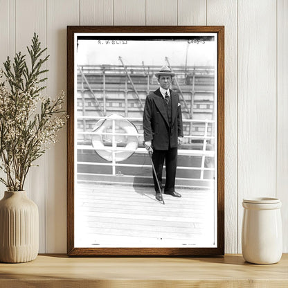 1920s Automotive Pioneer R.W. Bliss Portrait