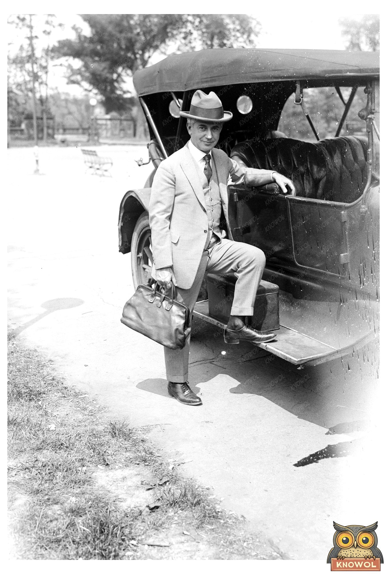 1920s Era Portrait of an Influential Figure