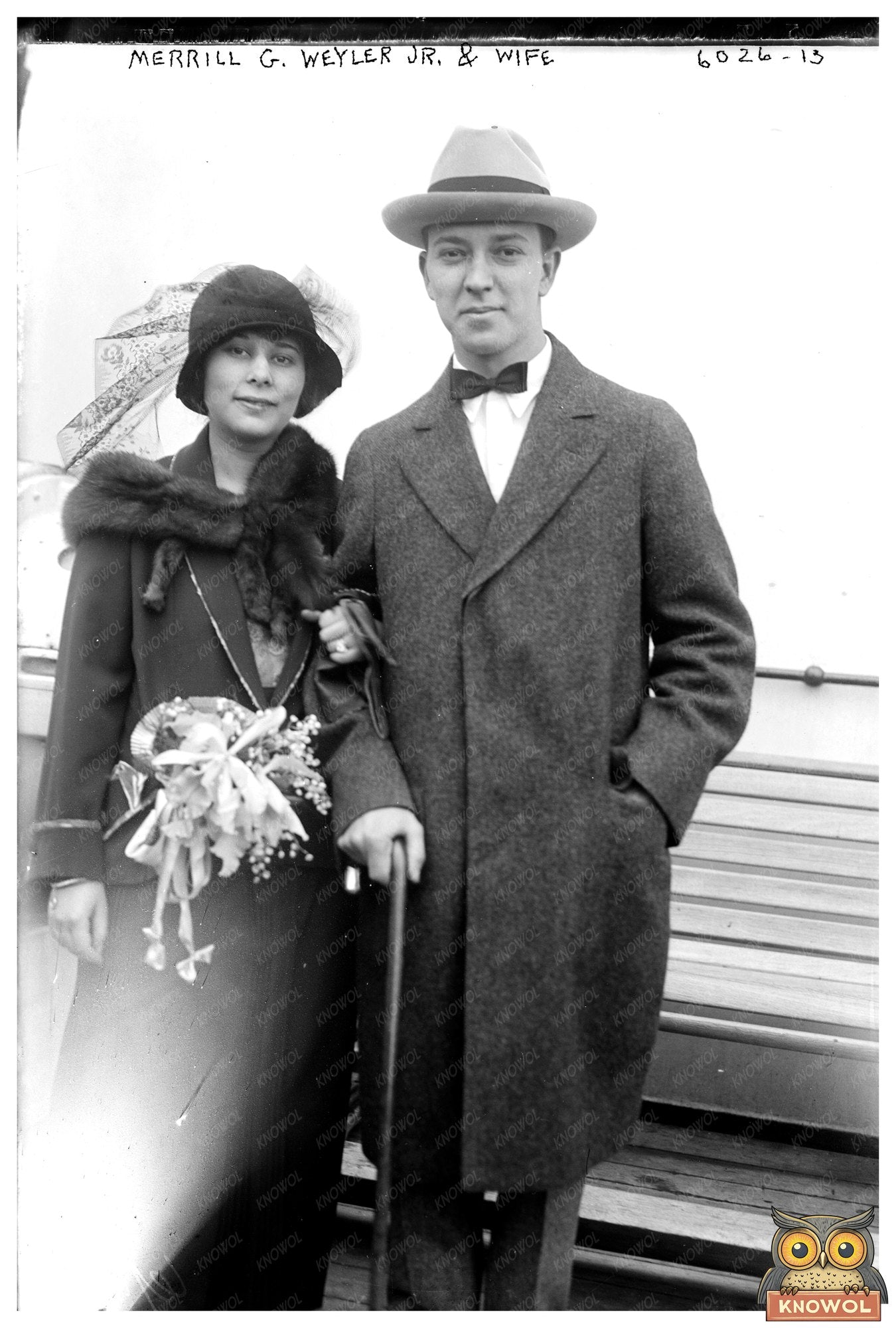 1920s Vintage Portrait of a Charming Couple