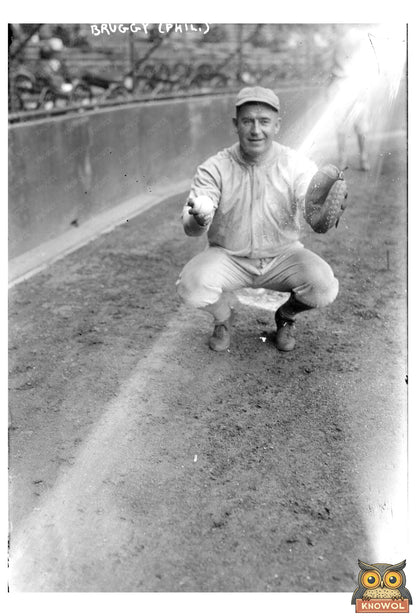 1923 Philadelphia Baseball Icon: Frank Bruggy Portrait