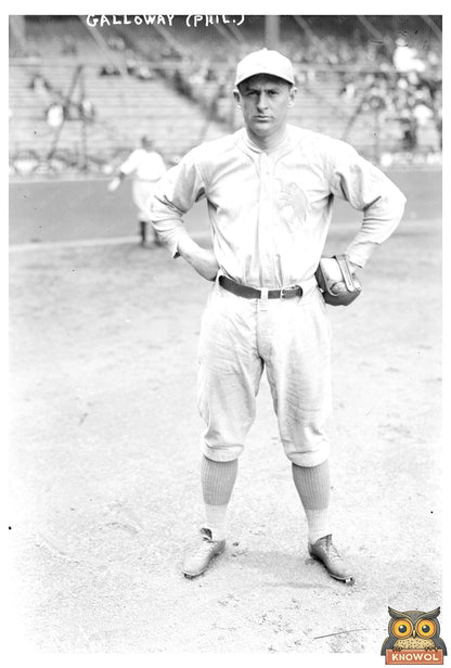 1923 Baseball Star Chick Galloway in Philadelphia