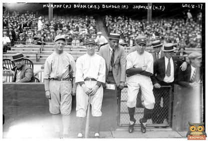 1923 Baseball Iconic Coaches & Players Moment