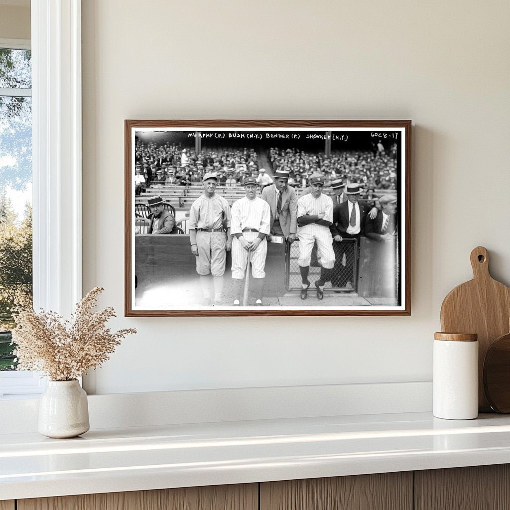 1923 Baseball Iconic Coaches & Players Moment