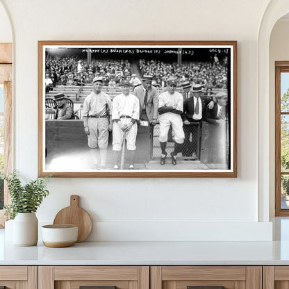 1923 Baseball Iconic Coaches & Players Moment