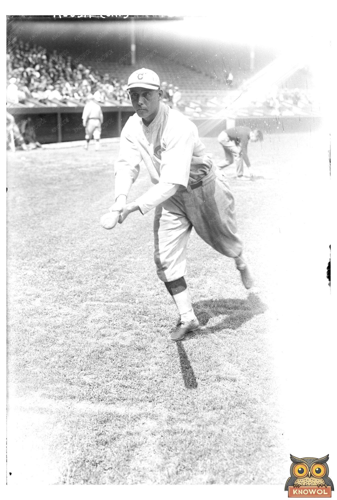 Legendary 1923 Baseball Star Edd Roush in Action – KNOWOL