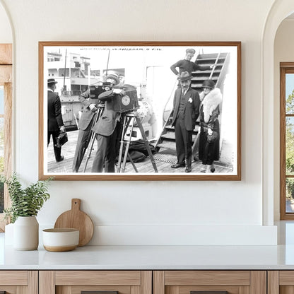 1920s Elegance: Baron and Baroness in Historic Portrait