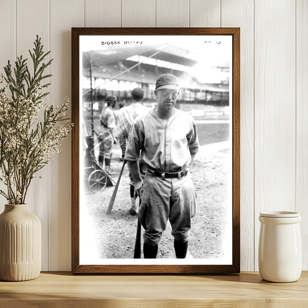 1924 Pittsburgh Baseball Star in Action