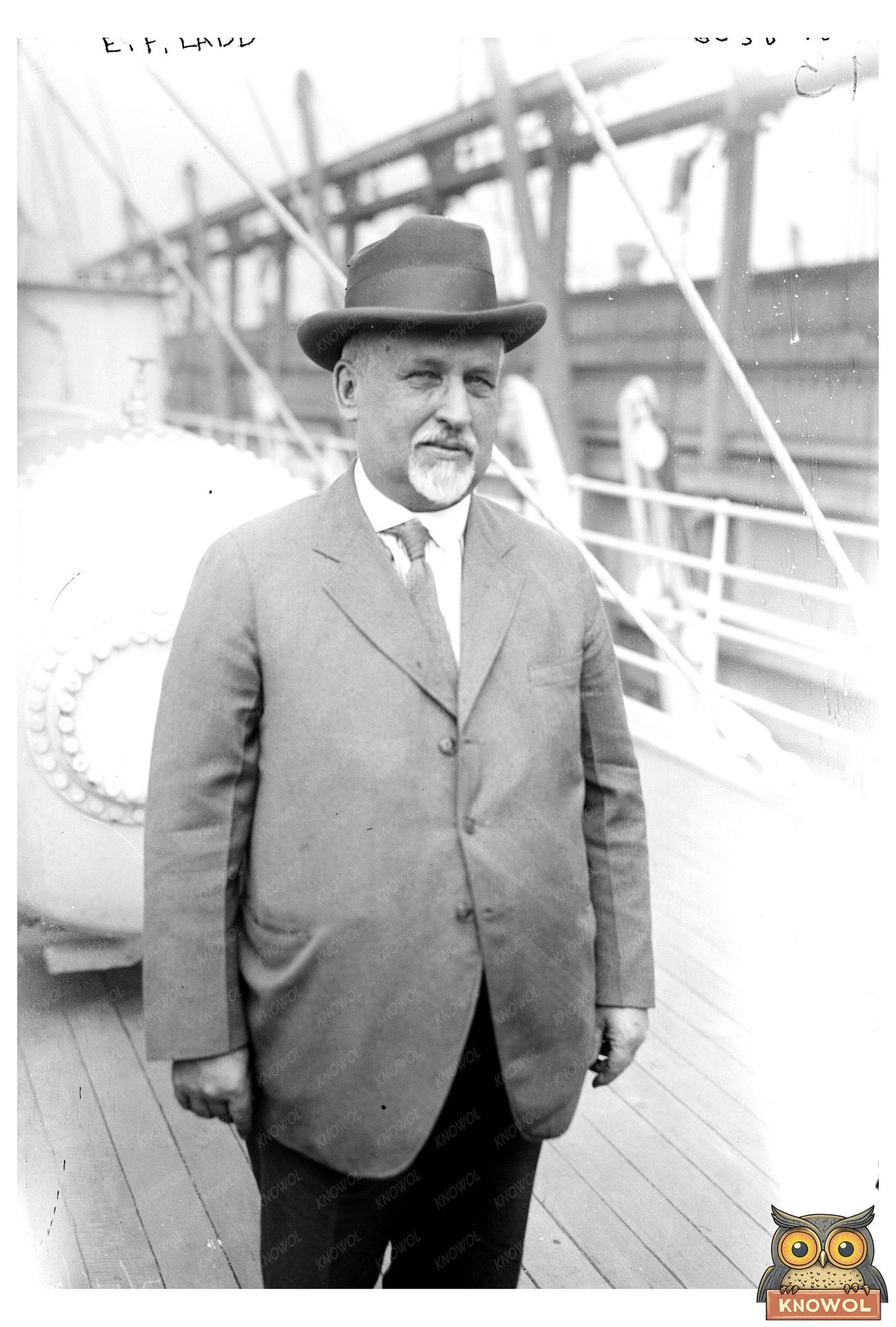 1920s Portrait of a Prominent Early 20th Century Figure