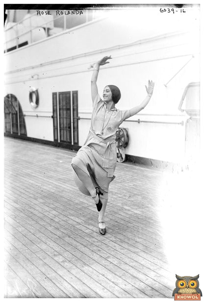 1920s Vaudeville Star: Portrait of Rose Rolanda