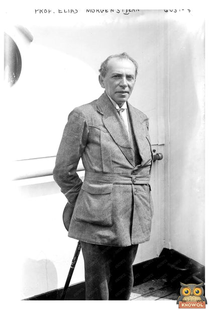 1920s Academic Icon: Professor Elias Morgenstern Portrait